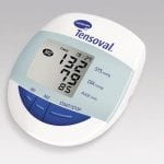 Blood pressure gauge Tensoval to measure on arm.
