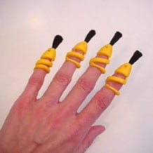 Finger brushes