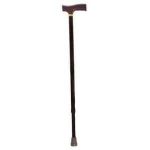 Walking cane with sumptuous wooden handle