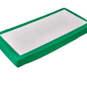 סדין למניעה ולריפוי פצע לחץ ולניידות במיטה. סדין יחיד עם גומי בצד אחד