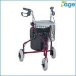 Roltur 3 wheels with bag, basket and tray