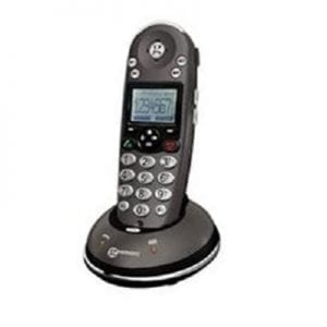 A cordless phone with an increased ringtone