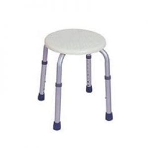 Shower chair with round seat