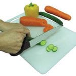Cutting knife with ergonomic handle