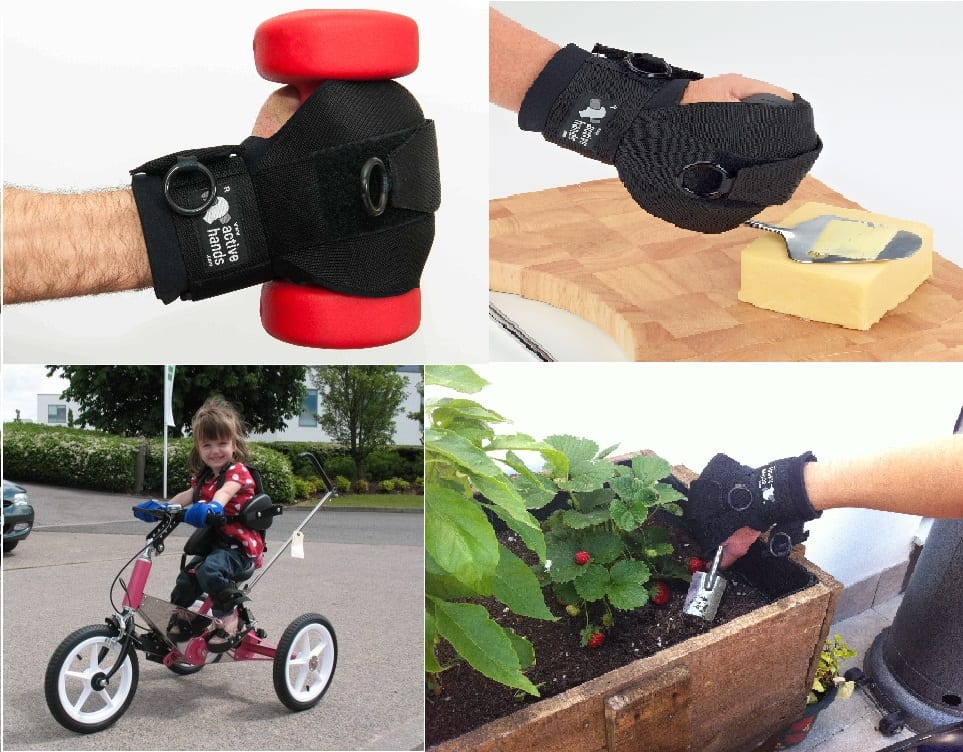 Active Hands Gripping aid מתקן עזר לאחיזה מאגר המידע עזרים