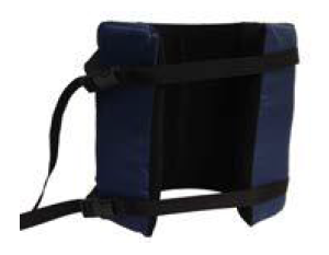 כרית ספוג משולשת עם רצועות אלסטיות