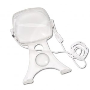 זכוכית מגדלת לתליה על הצוואר.