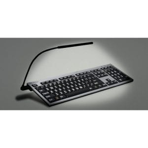 Large PRINT keyboard-great caption with LED lighting