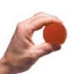 Red-medium Exercise ball