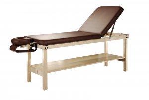 Permanent wooden bed for Essence treatments