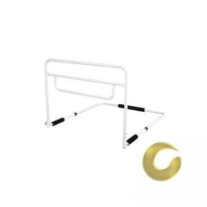 Safety railing for bed with grip option
