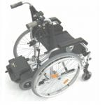 Wheelchair with auxiliary motor-zebra model