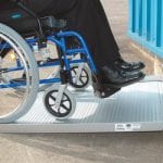 A wheelchair ramp