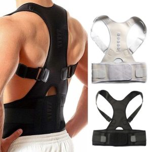 חגורת יישור גב וכתפיים לגבר לתיקון היציבה
