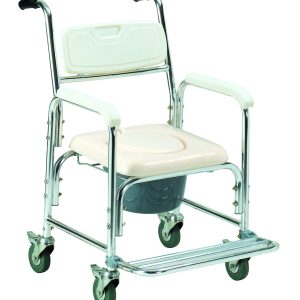 כסא שירותים רוחב 45 ס"מ עם רגלית מתקפלת