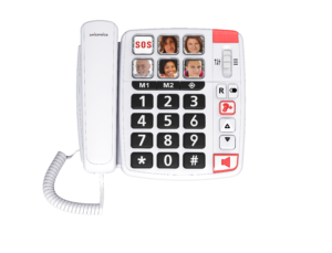 טלפון קווי לכבדי שמיעה – Swissvoice Xtra 1110