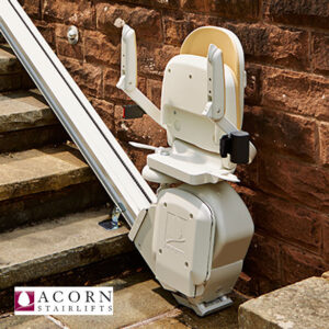 מעלון כסא חיצוני למדרגות ישרות